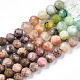 Naturelles et synthétiques mélangées perles de pierres précieuses brins G-D080-A01-01-21-4