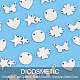 DICOSMETIC 40Pcs 5 Style 201 Stainless Steel Charms STAS-DC0006-79-4