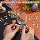 Easter Theme Alloy Enamel & Rhinestone & Resin Wine Glass Charms AJEW-AB00145-3