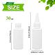 Benecreat 24 paquete de 1 oz botellas dispensadoras de plástico con aplicador de punta con tapas blancas a prueba de fugas para pegamento DIY-BC0011-24A-2
