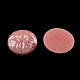 Pearlized Plated Opaque Glass Cabochons PORC-R040-10mm-08-1
