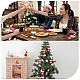 GORGECRAFT 20Pcs Mini Christmas Stockings Red Knitting Socks Cutlery Bags Non-woven Fabric Tableware Holder Candy Pouch Spoon Fork Silverware Protection Bag Cover for Xmas Decor Table Dinner Ornament AJEW-WH0329-96-7