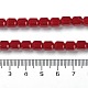 Opaken Glasperlen Stränge&nbsp;LS-GLAA-G112-03M-4