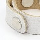 Lederband Snap Armbänder machen BJEW-F062-09-3