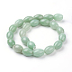 Natürlichen grünen Aventurin Perlen Stränge G-G731-18-18x13mm-2