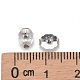925 dado per orecchini in argento sterling rodiato STER-E041-11B-4
