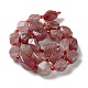 Chapelets de perles aux fraises en quartz naturel G-C182-14-01-3