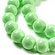 Painted Glass Bead Strands DGLA-S071-8mm-20-3
