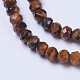 Natural Yellow Tiger Eye Beads Strands G-F568-151-A-3