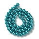 Umweltfreundliche runde Perlenstränge aus gefärbtem Glasperlen HY-A002-8mm-RB073-2