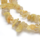Chapelets de perles en quartz rutiles d'or naturel G-P406-33-3