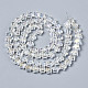 Chapelets de perles en verre électroplaqué EGLA-N008-008-A01-2