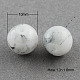 Spray Painted Glass Beads X-GLAD-S075-10mm-M-2