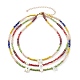 3 Layer Necklaces NJEW-JN03306-1
