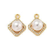 Латунные микро проложить кубического циркония подвески KK-U036-09G