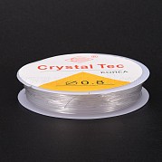 Эластичная эластичная нить с круглыми кристаллами EW-Z001-D01-0.8mm