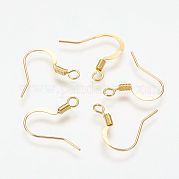 Латунные французские крючки для серег KK-Q366-G-NF