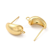 Медные серьги с гвоздиками EJEW-P226-11G