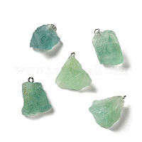 Pendenti in fluorite verde naturale grezza grezza&nbsp;G-A028-01C