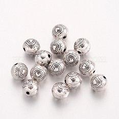Perles en alliage de style tibétain X-TIBEB-2986-AS-NR