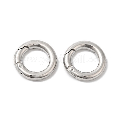Anillo de compuerta de resorte de acero inoxidable 304 que no se deslustra, color acero inoxidable, 12x2mm
