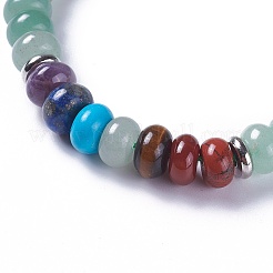 Bracelets réglables de perles tressées avec cordon en nylon&nbsp;BJEW-F369-C07