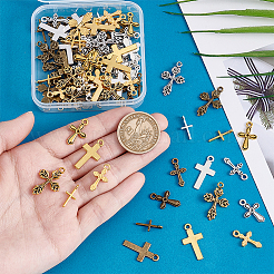 90pcs 15 estilos colgantes de aleación de estilo tibatan&nbsp;FIND-PH0026-32