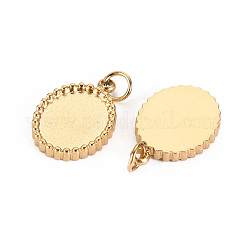 Cabochon pendenti in acciaio inossidabile 304&nbsp;X-STAS-S116-229G