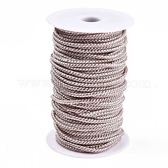Cordons tressés en polyester bicolore&nbsp;OCOR-S127-001G