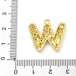 Pendenti in zirconi cubici trasparenti in micro pavè di ottone&nbsp;KK-I476-02G-W