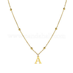Colliers pendentifs initiaux en acier inoxydable pour femmes&nbsp;FS-WG8123A-12