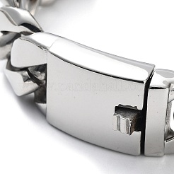 Bracelets à maillons cubains en acier inoxydable 304 anti-ternissement pour hommes et femmes&nbsp;BJEW-D031-21B-P