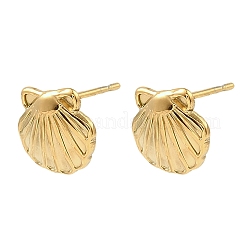 Orecchini a bottone in acciaio inossidabile 304&nbsp;EJEW-D361-06G