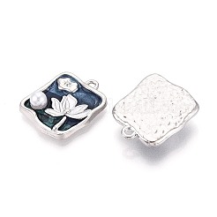 Crémaillère placage pendentifs en émail d'alliage&nbsp;ENAM-N065-07P