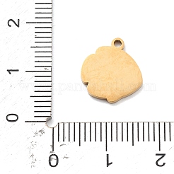 304 Edelstahl-Emaille-Anhänger&nbsp;STAS-R169-04B-G