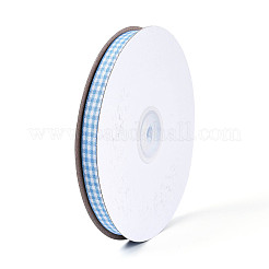 Einseitig kariertes Polyester-Satinband&nbsp;SRIB-T009-10D