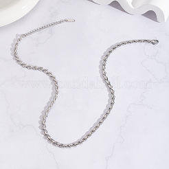 Colliers chaîne en acier inoxydable pour unisexe&nbsp;XN7941-2