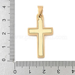 Anhänger aus 304 Edelstahl mit Mikropflaster und Zirkonia&nbsp;STAS-K305-02G