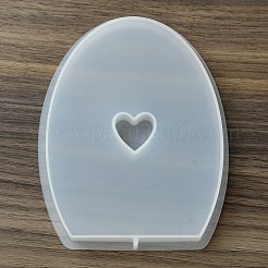 Stampi in silicone per uovo di pasqua con portacandele a forma di cuore&nbsp;SIL-Z019-01C