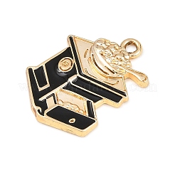 Pendentifs en alliage émaillé pour matériel de café&nbsp;ENAM-F159-01C