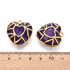 Pendentifs en acier inoxydable 304 émaillés&nbsp;STAS-N124-29B-G