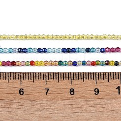 Fili di perline do vetro trasparente&nbsp;GLAA-XCP0001-45