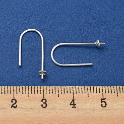 Crochets d'oreilles en 925 argent sterling&nbsp;STER-NH0001-40S
