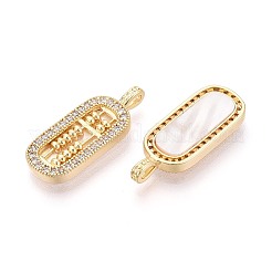 Pendenti shell bianco naturale&nbsp;KK-N287-31G