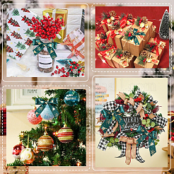 1 Rolle weihnachtlich bedrucktes Ripsband aus Polyester&nbsp;OCOR-CY0002-93