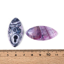 Gefärbt natürlichen Knistern Achat Cabochon&nbsp;G-T144-78C