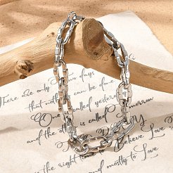 Bracelets à chaîne en acier inoxydable 304 pour femmes&nbsp;BJEW-F488-61P