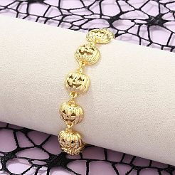 Halloween-Armbänder aus Messing für Frauen&nbsp;BJEW-B149-02
