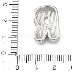 Perline iniziali in ottone&nbsp;KK-B167-27P-01R