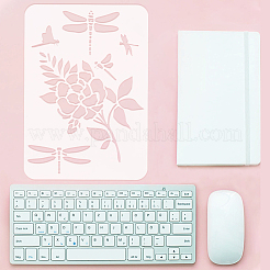 Modelli di stencil per pittura e disegno scavati in plastica&nbsp;DIY-WH0396-817